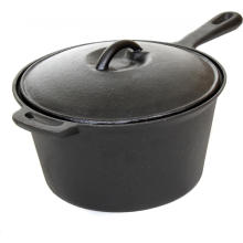 Cast Iron Sauce Pan /Milk Pot/Dutch Oven with Lid